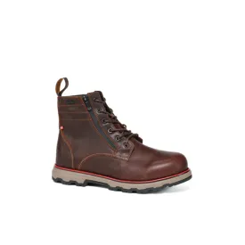 NEXGRIP ICE WHISKEY LEATHER SIDE ZIP BROWN - MENS