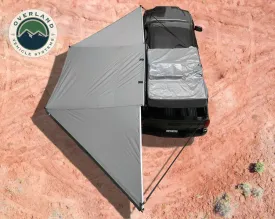 Overland Vehicle Systems Nomadic Awning 180 - Dark Gray Cover With Black Transit Cover & Brackets | Universal