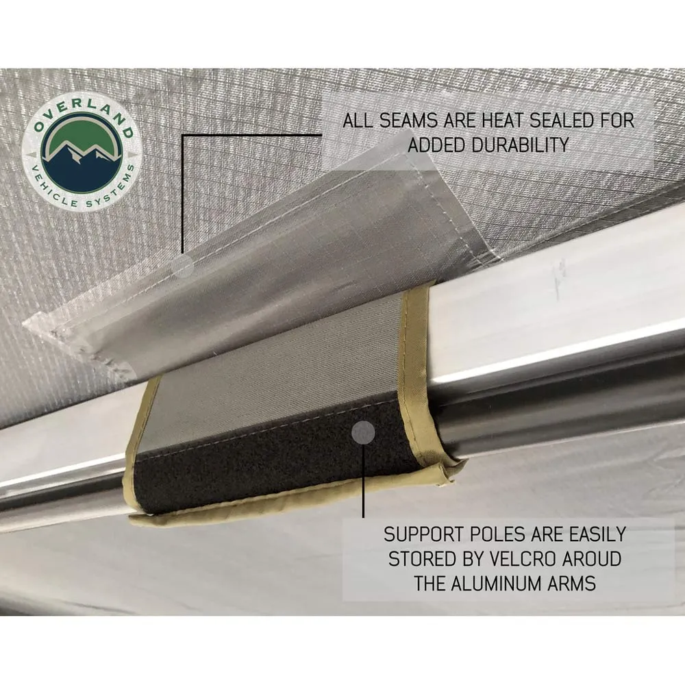 Overland Vehicle Systems - Nomadic Awning 180 with Zip in Wall