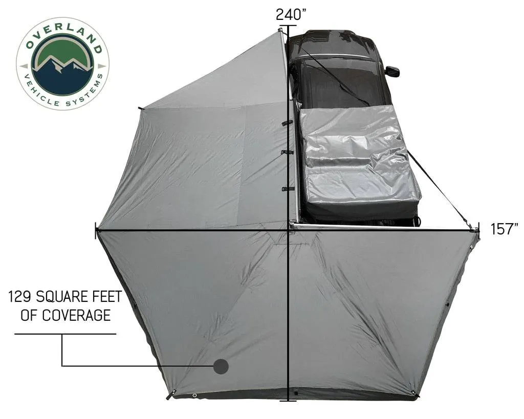 Overland Vehicle Systems Nomadic Awning 270 Awning & Wall 1, 2, & 3, Mounting Brackets - Driverside | Universal