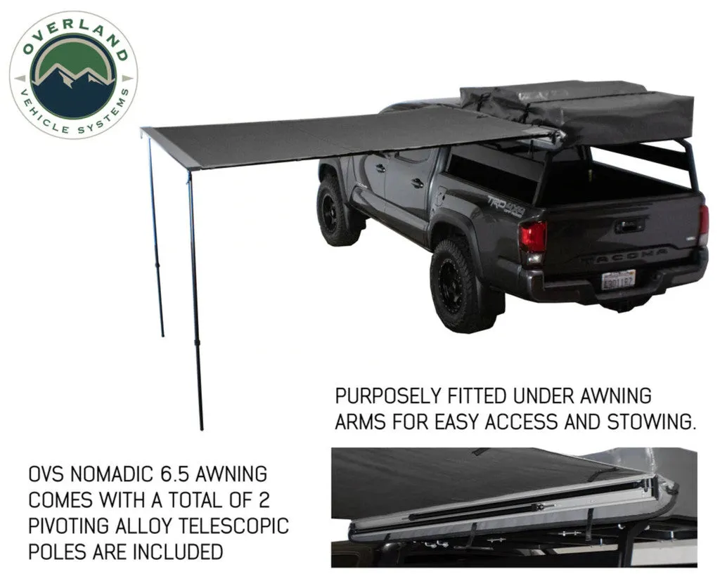 OVS Nomadic Awning 2.5 - 8.0' With Black Cover Universal