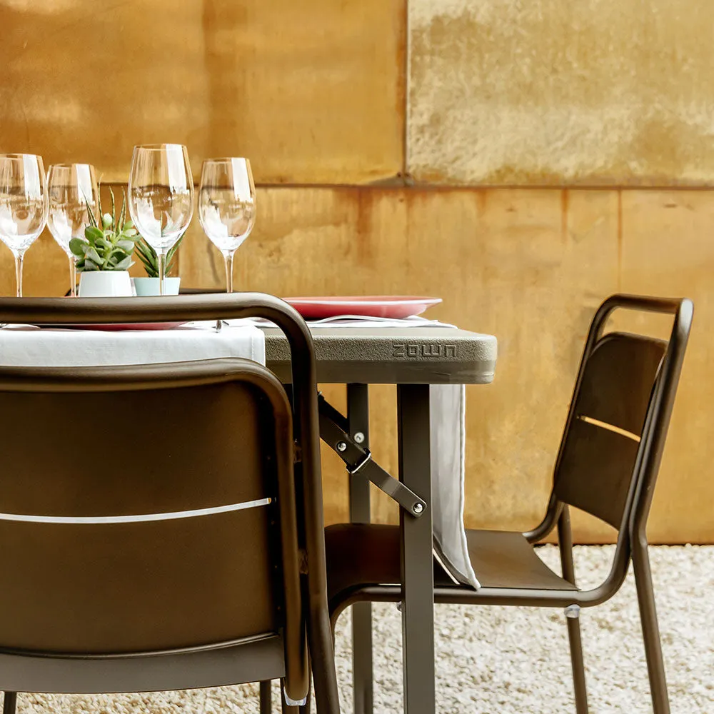 Premium Rectangular Plastic Folding Table - 4ft x 2ft6 (1220mm x 760mm)