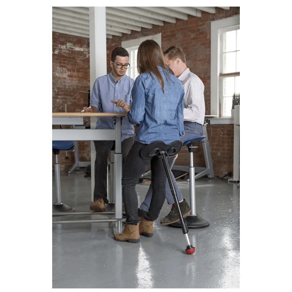 Safco Mogo Seat By Focal Upright Black
