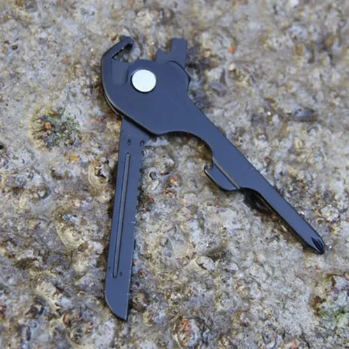 Swiss-Tech Utility Keychain Multitool (6-in-1)