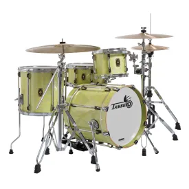 Tamburo TB UNIKA418FY UNIKA Series (4-piece wood shell pack with Snare Drum and 18" Bass Drum) - Fantasy Yellow