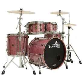 Tamburo TB UNIKA522FR UNIKA Series (5-piece wood shell pack with Snare Drum and 22" Bass Drum) - Fantasy Red