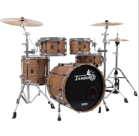 Tamburo TB UNIKA522UL16 UNIKA Series (5-piece wood shell pack with Snare Drum and 22" Bass Drum and 16" Floor Tom) - Olive