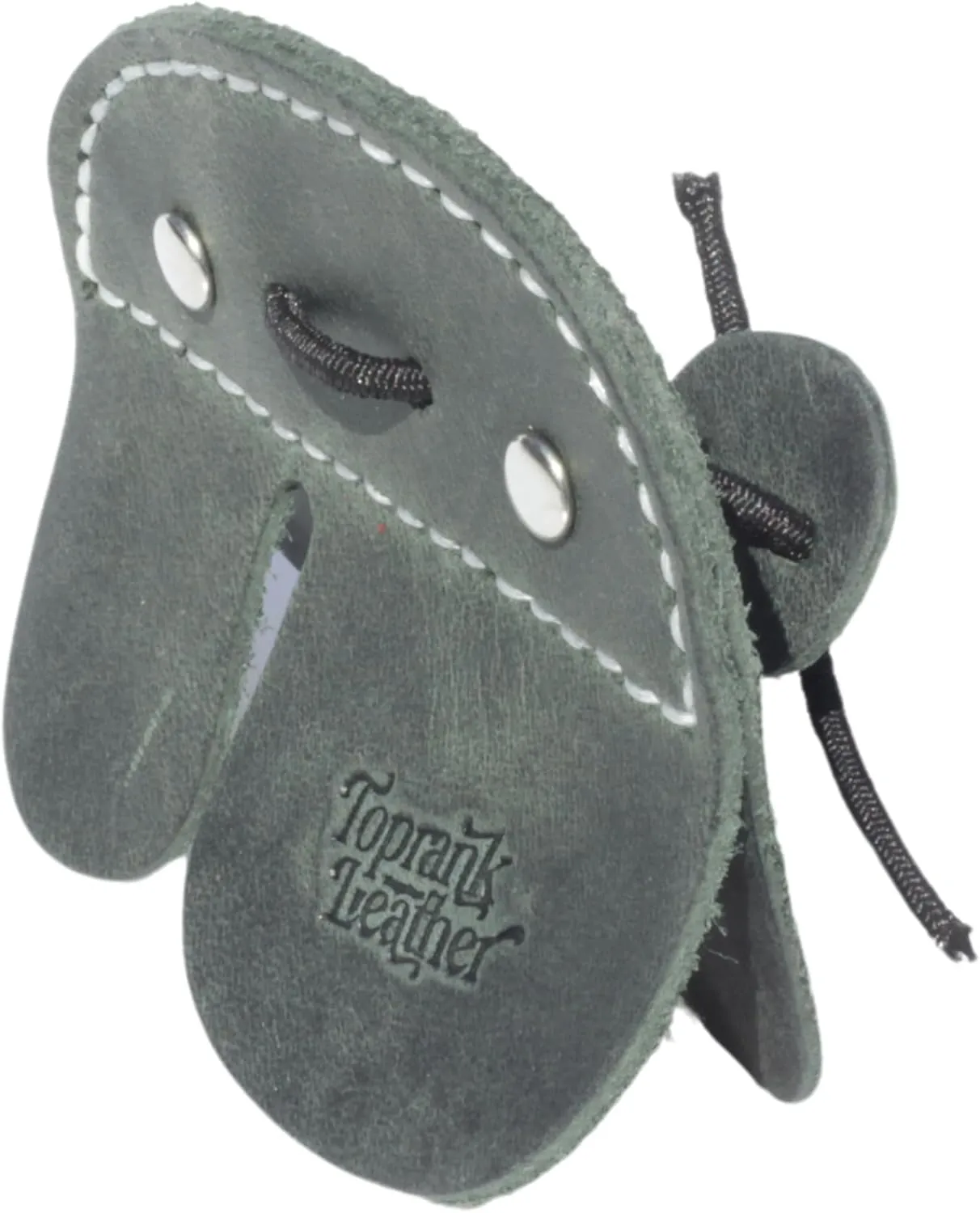 Toprank Leather Archery Finger Tabs - Handmade Finger Guard for Shooting Practice Gear, Recurve Bow Fingers Tab