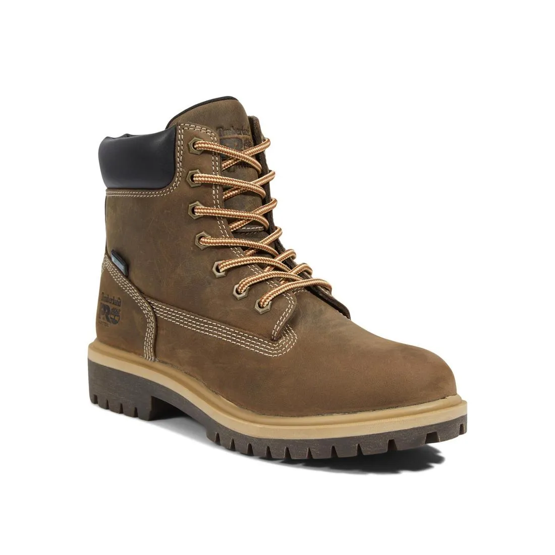 Women's Direct Attach 6 Inch Soft Toe Waterproof Ins 200G Boot Brown
