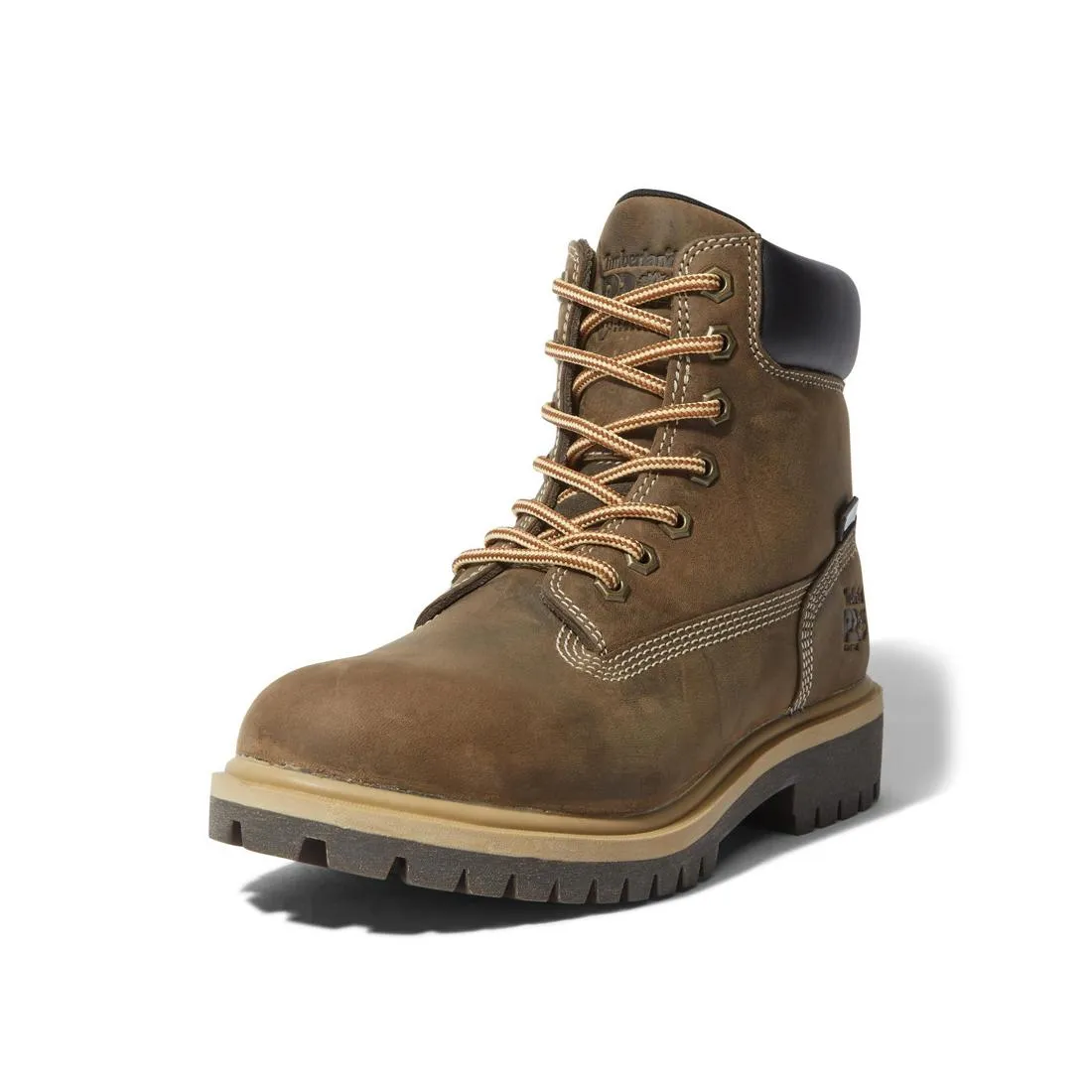 Women's Direct Attach 6 Inch Soft Toe Waterproof Ins 200G Boot Brown