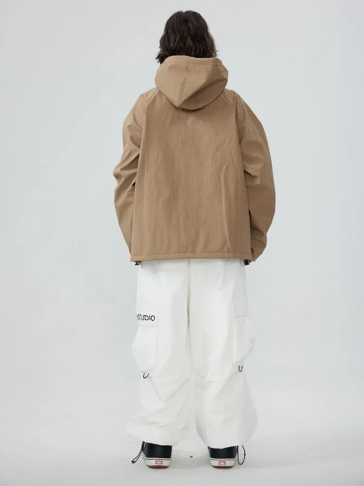 Zenventure White 3L Soft Shell ZipTwin Hoodie - Unisex