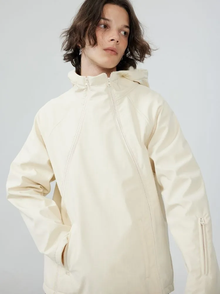 Zenventure White 3L Soft Shell ZipTwin Hoodie - Unisex