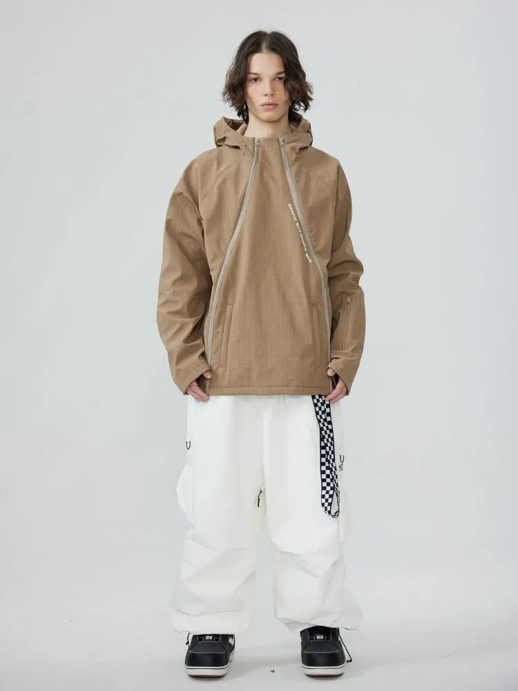 Zenventure White 3L Soft Shell ZipTwin Hoodie - Unisex