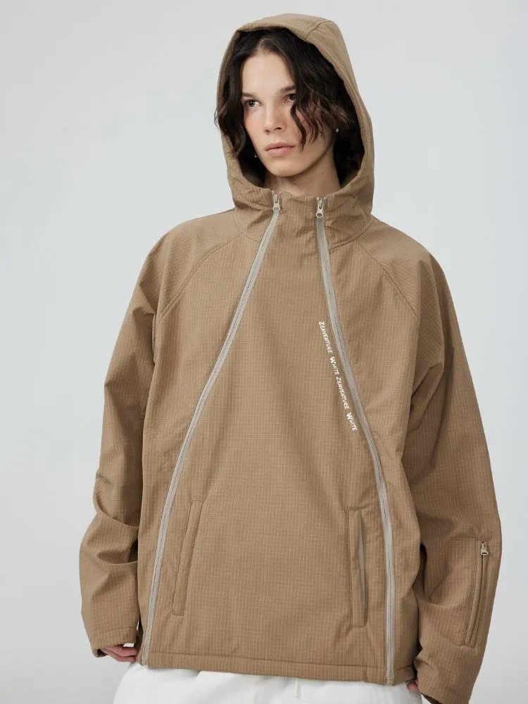Zenventure White 3L Soft Shell ZipTwin Hoodie - Unisex