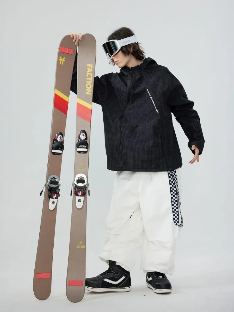 Zenventure White 3L Soft Shell ZipTwin Hoodie - Unisex