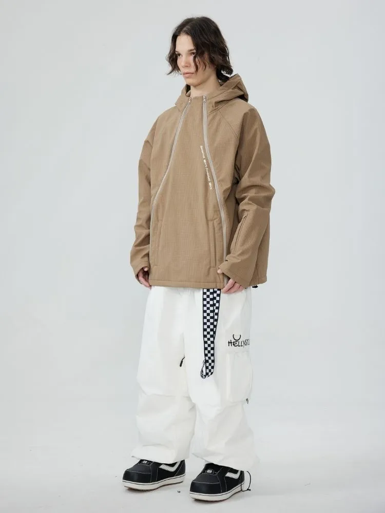 Zenventure White 3L Soft Shell ZipTwin Hoodie - Unisex